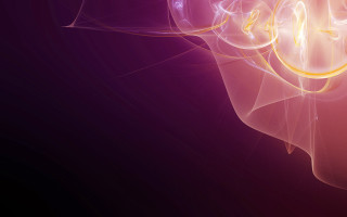 Yellow pink object black background - object free wallpaper