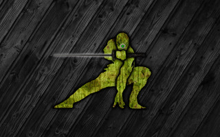 Green gunlight metal gear solo - the middle of the picture free wallpaper