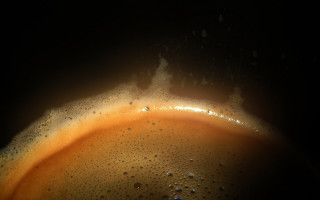 Liquid reflection glass microscopic sunset - the glass free wallpaper
