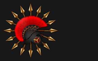 Helmet spikes red sunburst cedric - a helmet free wallpaper