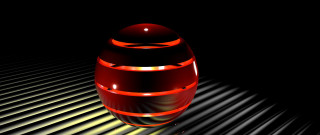 Red barrel black floor light 2 - computer art free wallpaper