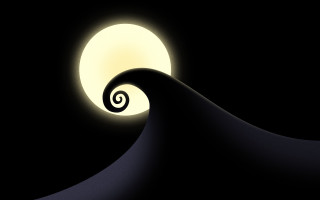Black white wave light moon - benoit b. mandelbrot free wallpaper