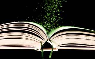 Book green light pages black - a green light free wallpaper