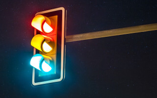 Traffic light side yellow pole - a traffic light free wallpaper