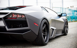 Grey sports car rear lights - the rear end of the car free wallpaper