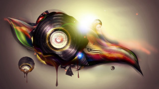 Colorful light center shining digital - a colorful object free wallpaper
