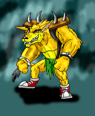 Demon baseballbat greenredshirt furry conceptart - league of legends concept art free wallpaper