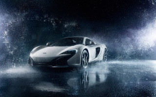 White sports car dark room 31 - a splash of water free wallpaper
