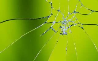 Broken glass green background white - a broken glass free wallpaper