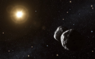 Bright star planet moon space - image of a planet free wallpaper