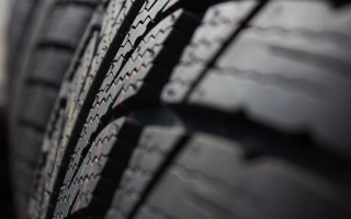Tire closeup white black redstripe - a red stripe free wallpaper
