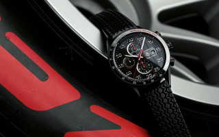 Watch tire red black band - panfuturism free wallpaper