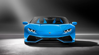 Blue sports car spotlight hood - a spotlight free wallpaper
