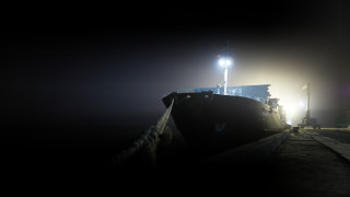 Large boat dock night light - the dock free wallpaper