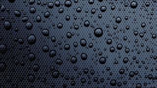 Black water drops hex pattern - hexagonal free wallpaper