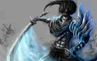 Skeleton sword blueflame water fantasy - a blue flame free wallpaper