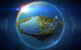 Small planet island night stars - a small island free wallpaper