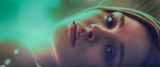 Eve rider green background portrait - a poster free wallpaper for desktop