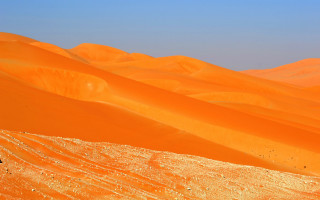 Desert horse rider blue sky 3 - a person riding free wallpaper
