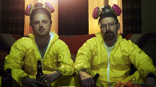 Two men yellow raincoats beer - free happy birthday wallpaper
