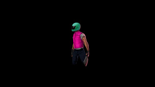 Skateboarder pinkvest greenhair helmet denim - a helmet free wallpaper