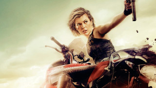 Woman motorcycle gun sky clouds - eve ryder free wallpaper
