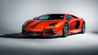 Red sports car studio rendering 4 - behance hd free wallpaper