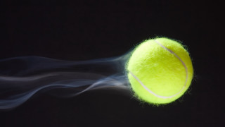 Tennis ball smoke airbrush moon - constant permeke free wallpaper