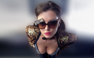 Leopard print fashion sunglasses anna - anna hotchkis free wallpaper