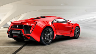 Red sports car parking lot 79 - a parking lot next free wallpaper