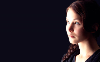 Woman braids portrait realistic dark - facial feature free wallpaper
