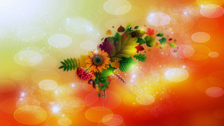 Bouquet bubbles colorful background abstract - surreal free wallpaper
