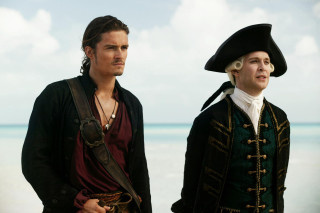 Pirate men beach ocean costumes - a matte painting free wallpaper
