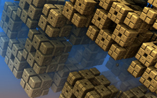 Cubes brick pattern honeycomb ruins - free textures wallpaper