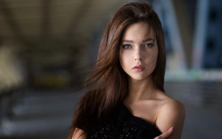 Black top pink nails photorealistic - her finger free wallpaper