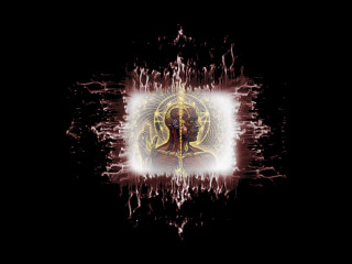 Fire head biomechanical magic giant - a picture of a person free wallpaper