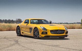 Yellow sports car parking lot 26 - a yellow sports car free wallpaper