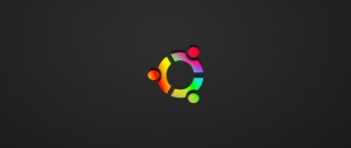 Colorful logo black background red - a colorful logo free wallpaper
