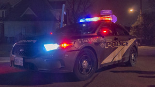 Police car night futurism tilt - a police car free wallpaper