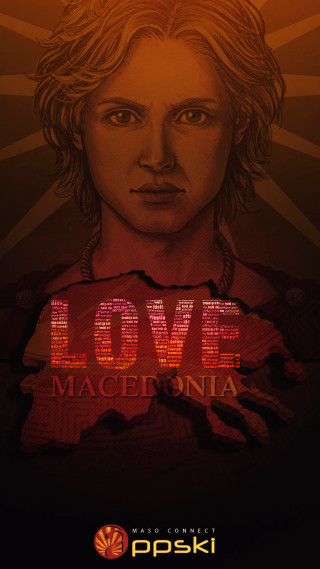 Blonde man red shirt poster - lyco art free wallpaper