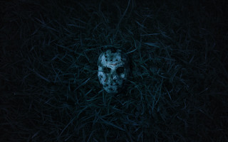 Mask grass dark white symbolism - a white mask free wallpaper