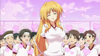 Young women fence hearts group - young free wallpaper