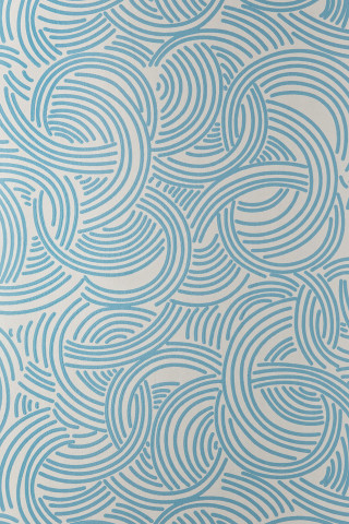 Blue white wallpaper wavy design - paper texture free wallpaper