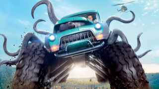 Monster truck octopus air helicopter - a monster truck free wallpaper