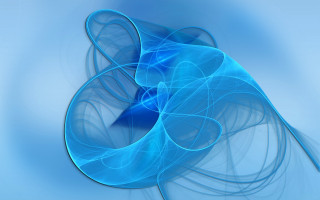 Blue abstract background curved design 4 - benoit b. mandelbrot free wallpaper