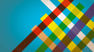 Colorful abstract painting geometric cubist - a diagonal pattern of squares and rectangles free wallpaper