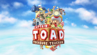 Captain toad adventure tracker logo - a blue sky background free wallpaper