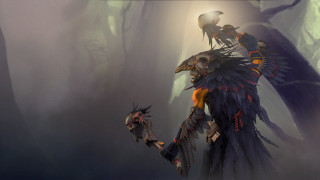 Bird person antipodeans concept art - its arm free wallpaper