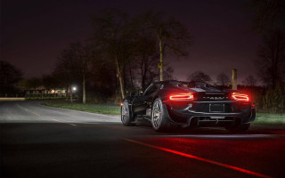 Black sports car night lights - andrew law free wallpaper