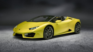 Yellow sports car studio dark - a yellow sports car free wallpaper